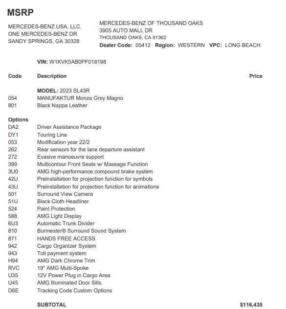 Used 2023 Mercedes-Benz SL 43 AMG image 9