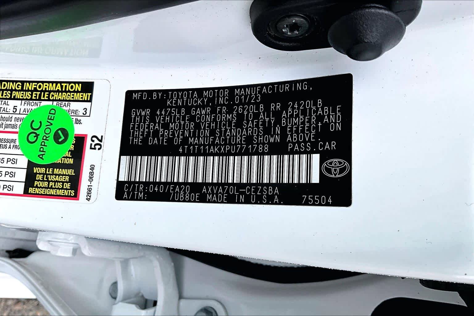 Certified 2023 Toyota Camry SE w/ Convenience Package FWD image 36