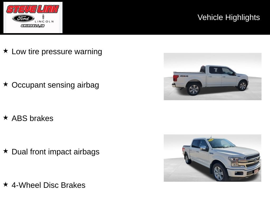 Used 2020 Ford F150 Platinum w/ Equipment Group 701A Luxury AWD/4WD image 29
