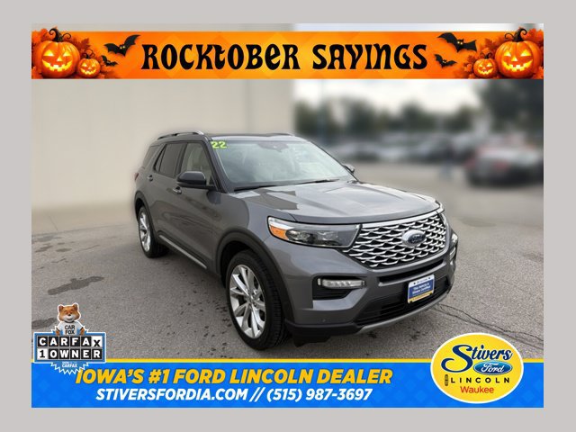 Used 2022 Ford Explorer Platinum w/ Equipment Group 601A
