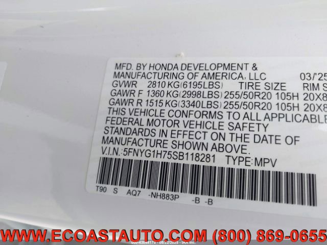 Used 2025 Honda Pilot Touring image 16