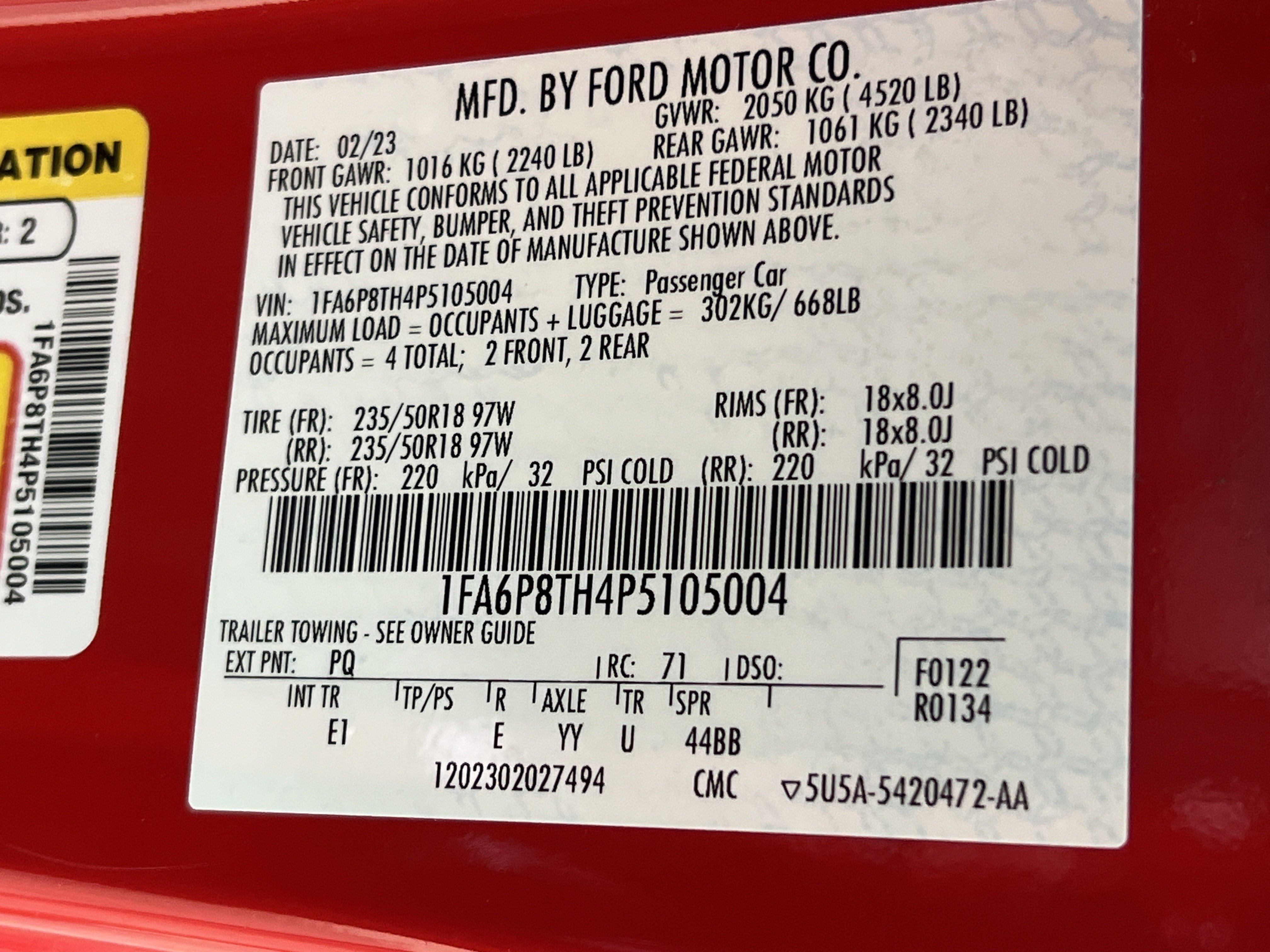 Used 2023 Ford Mustang Premium RWD image 34