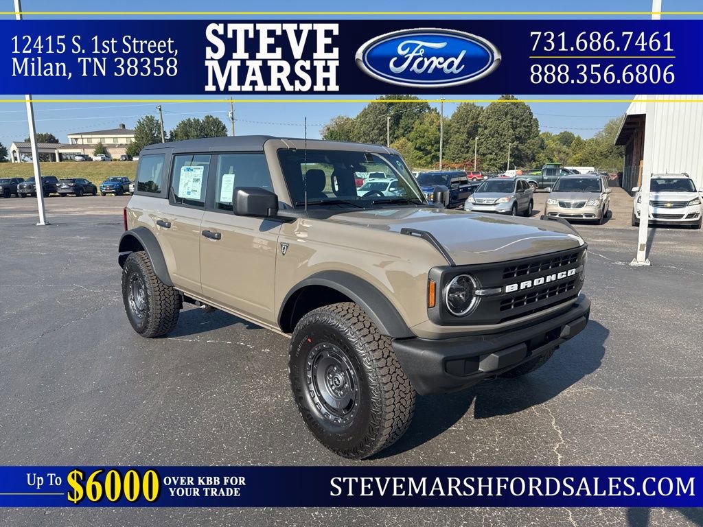 New 2025 Ford Bronco 4-Door w/ Sasquatch Package