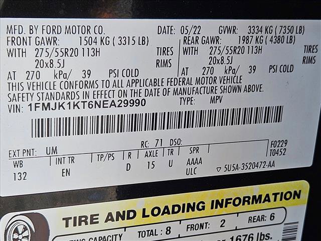Used 2022 Ford Expedition Max Limited RWD image 30