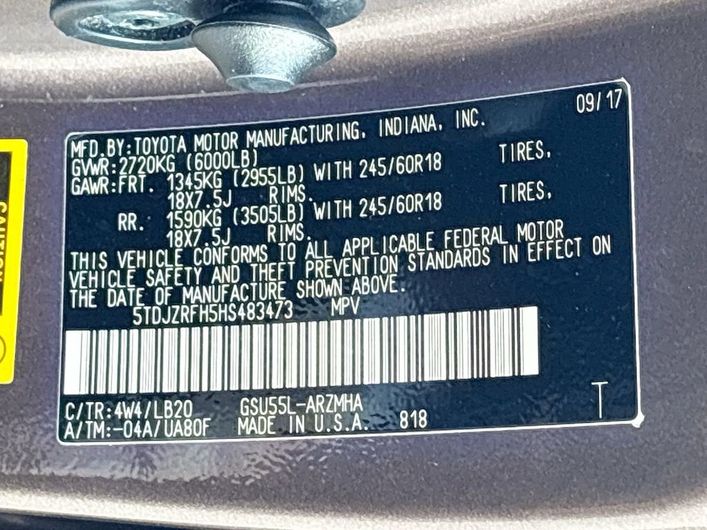 Used 2017 Toyota Highlander XLE AWD/4WD image 35