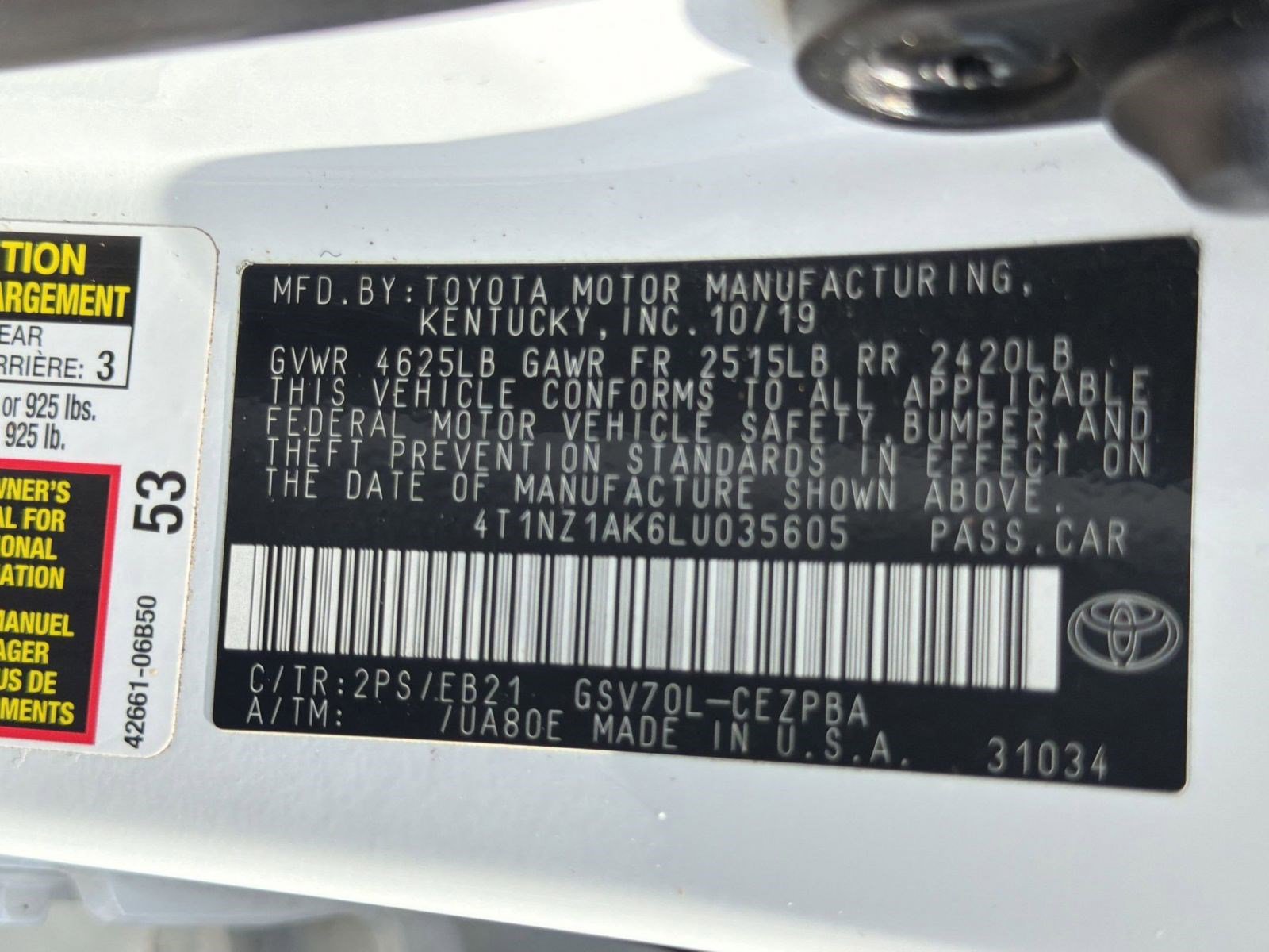 Used 2020 Toyota Camry TRD image 19