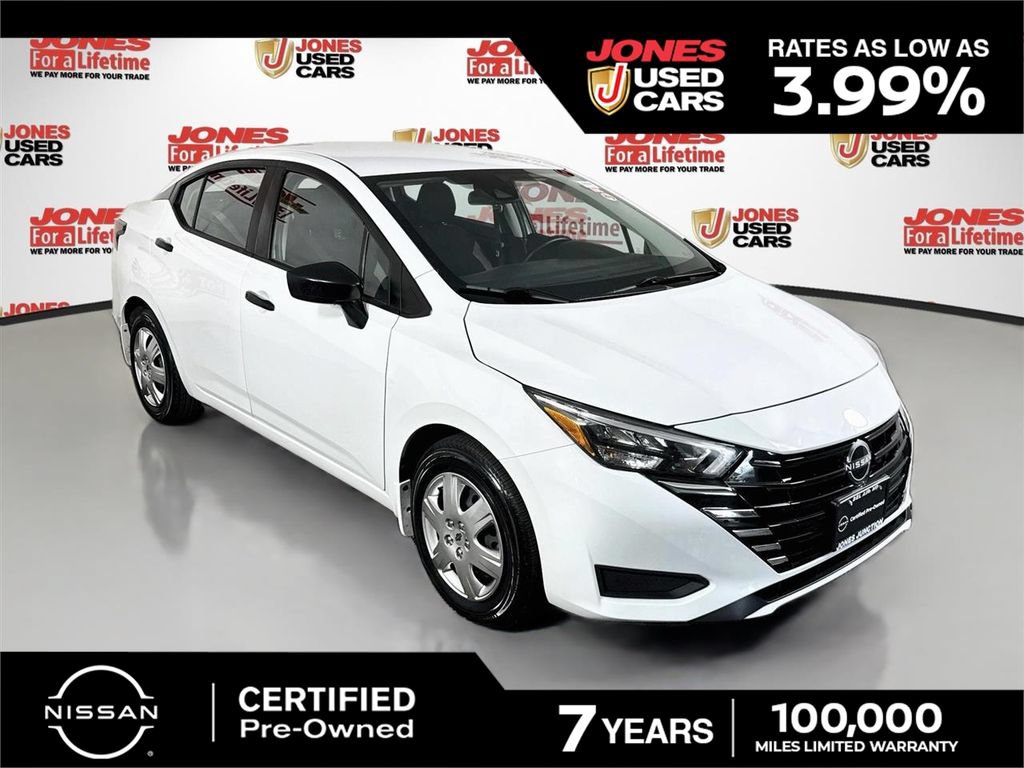 Certified 2025 Nissan Versa S w/ Trunk Package FWD image 1