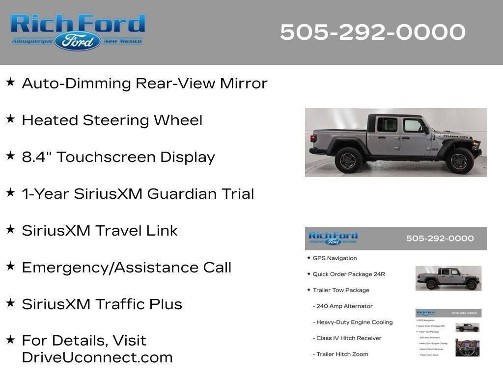 Used 2021 Jeep Gladiator Rubicon AWD/4WD image 60