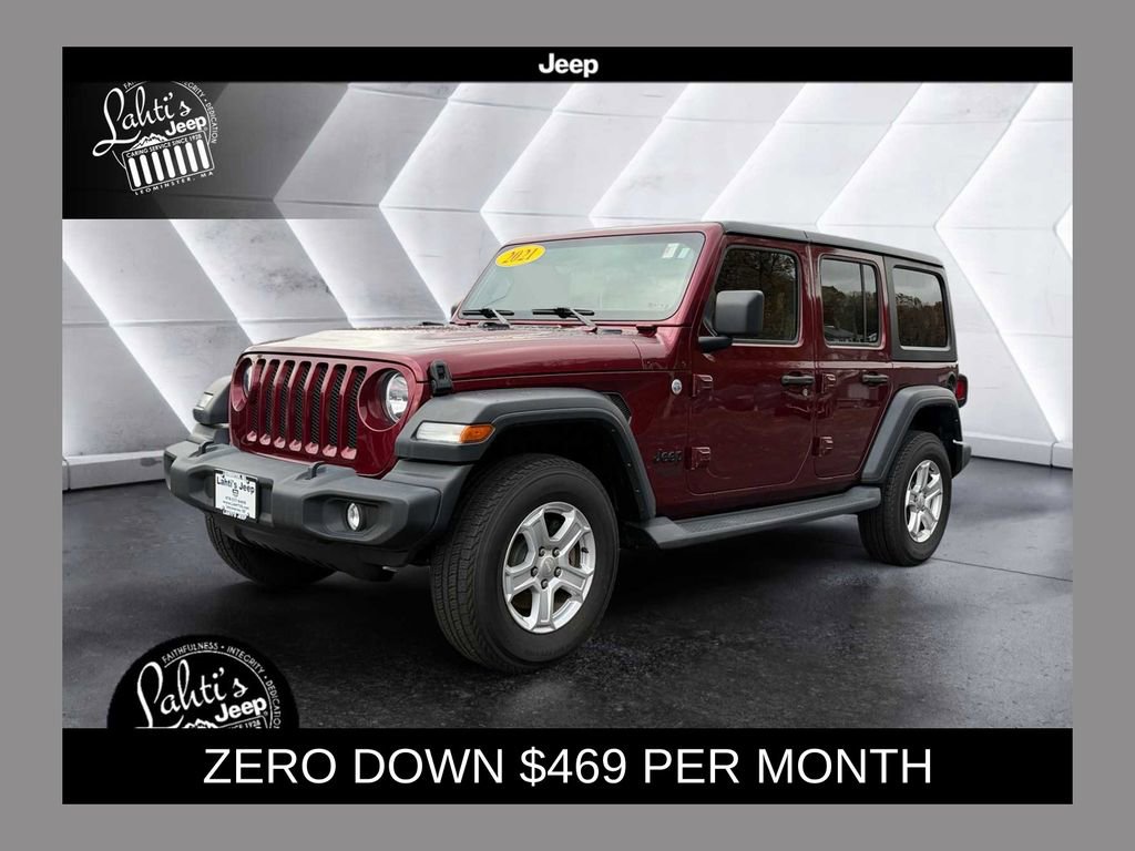 Certified 2021 Jeep Wrangler Unlimited Sport
