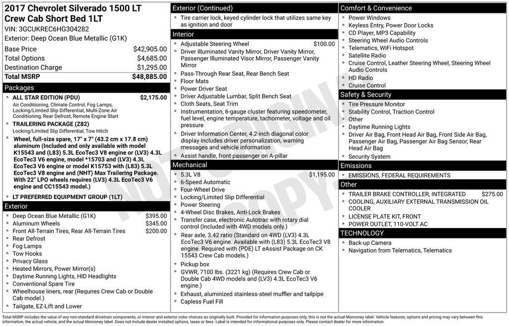 Used 2017 Chevrolet Silverado 1500 LT w/ All Star Edition image 40