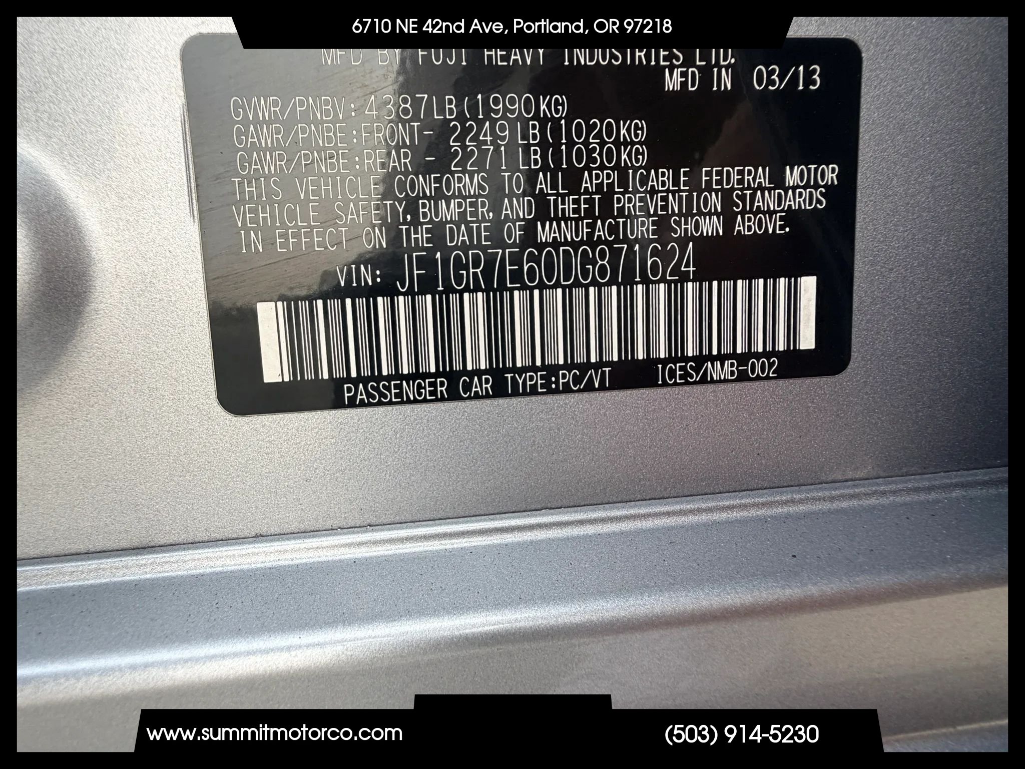 Used 2013 Subaru Impreza WRX Hatchback AWD/4WD image 26