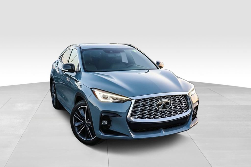 Used 2023 INFINITI QX55 Luxe w/ Cargo Package AWD/4WD video 2