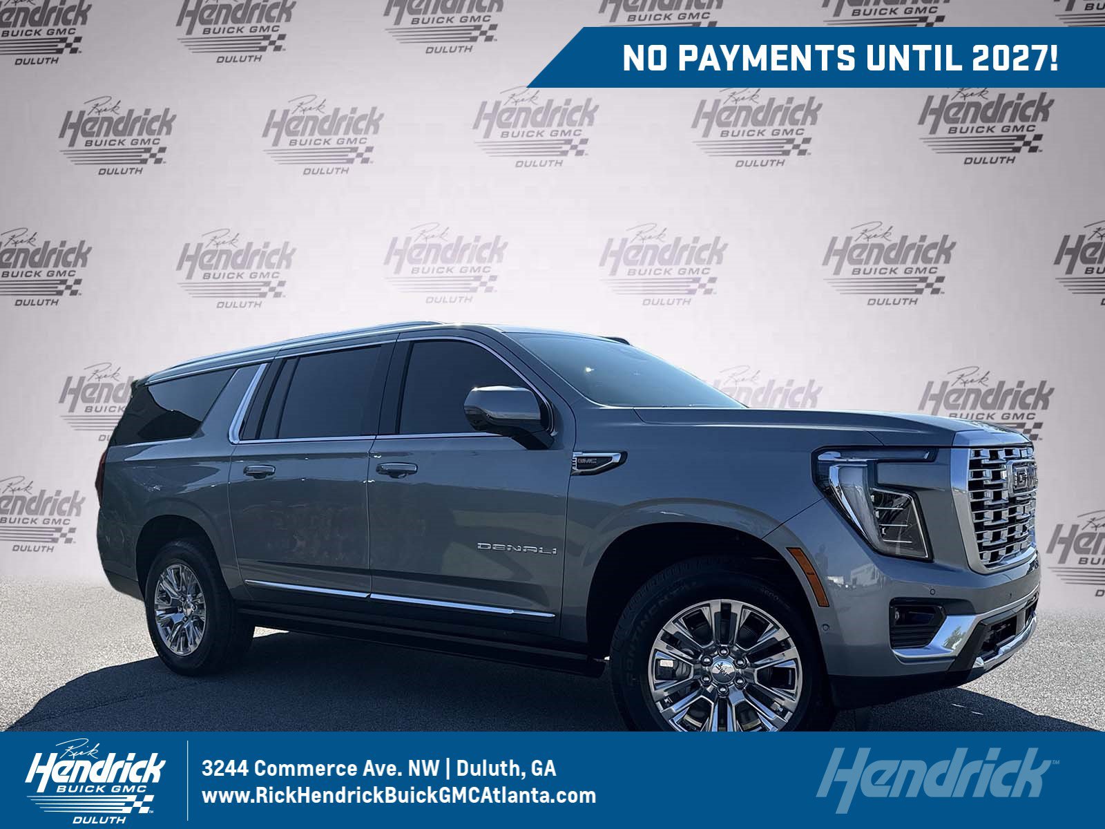 New 2026 GMC Yukon XL Denali w/ Sun & Power Step Package