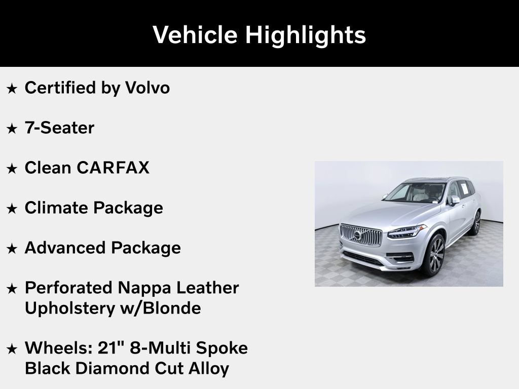 Certified 2022 Volvo XC90 T6 Inscription AWD/4WD image 5