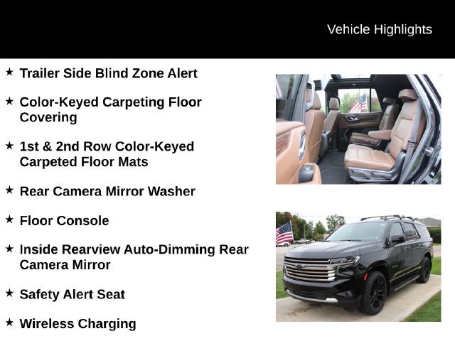 Used 2022 Chevrolet Tahoe High Country w/ Max Trailering Package AWD/4WD image 16
