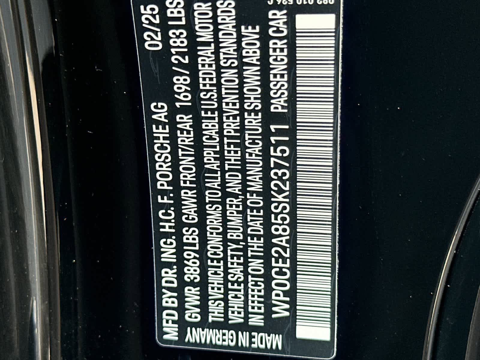 Certified 2025 Porsche 718 Boxster Spyder RS RWD image 29