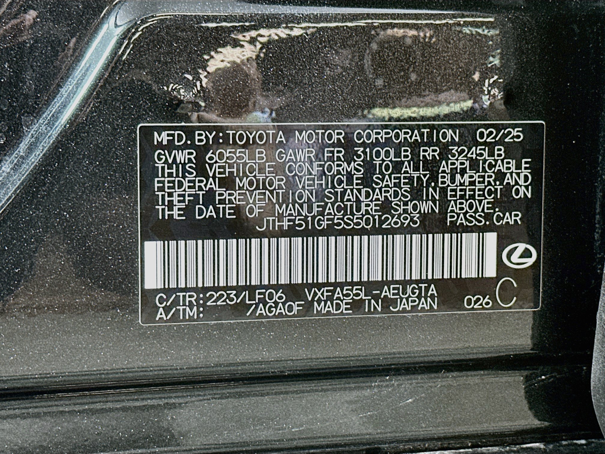 Certified 2025 Lexus LS 500 F Sport AWD/4WD image 30