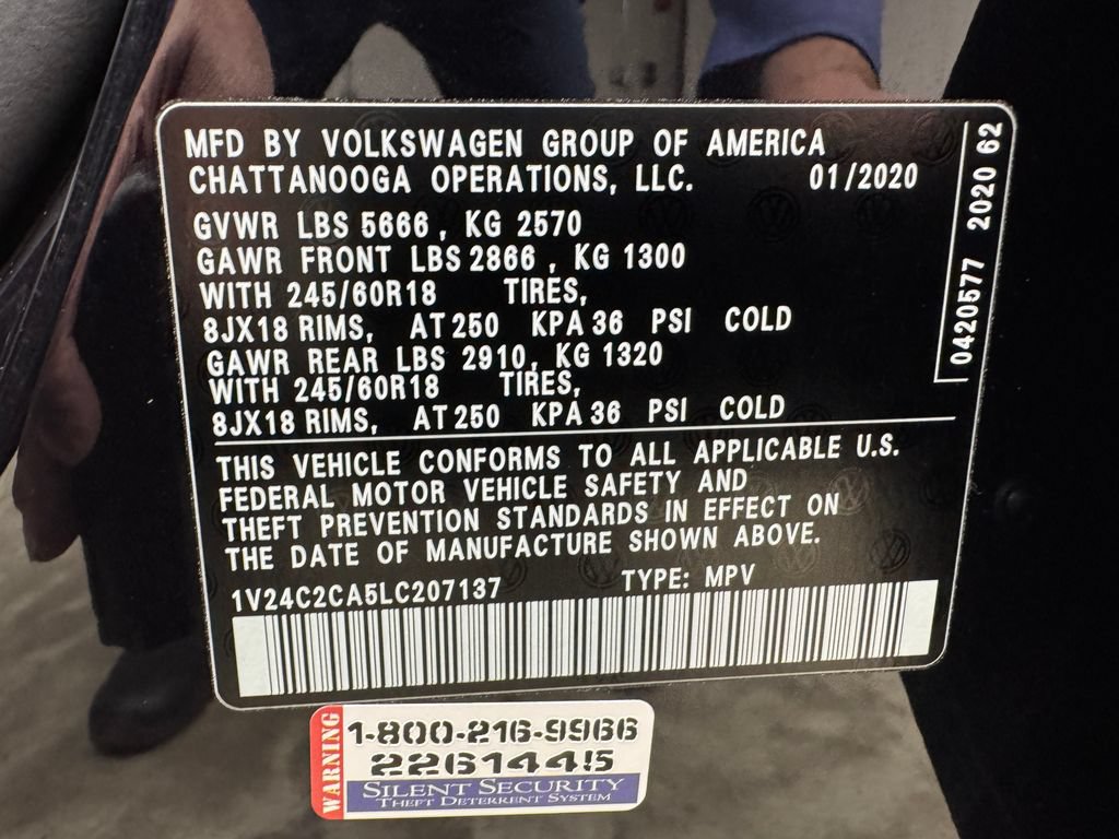 Used 2020 Volkswagen Atlas Cross Sport SE AWD/4WD image 32