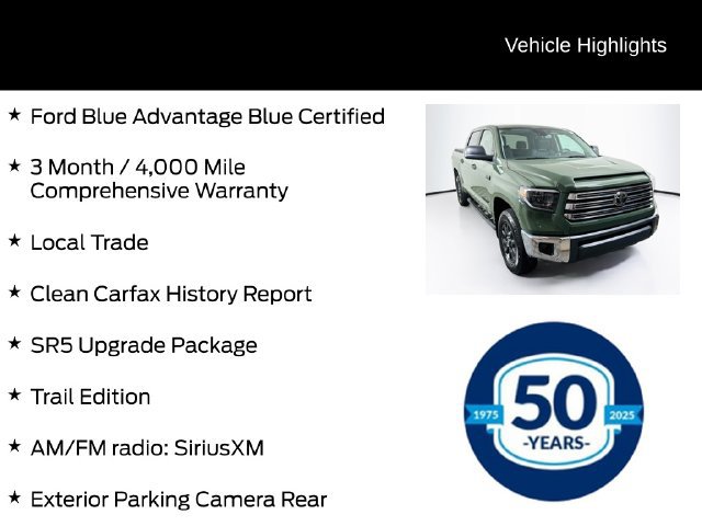 Used 2021 Toyota Tundra SR5 w/ Trail Edition AWD/4WD image 6