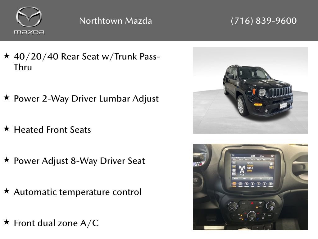 Used 2022 Jeep Renegade Latitude w/ Convenience Group image 2