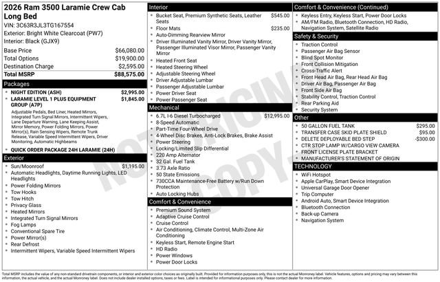 New 2026 RAM 3500 Laramie w/ Night Edition image 30