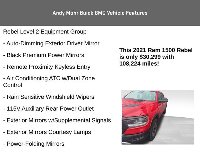 Used 2021 RAM 1500 Rebel w/ Level 2 Equipment Group image 8