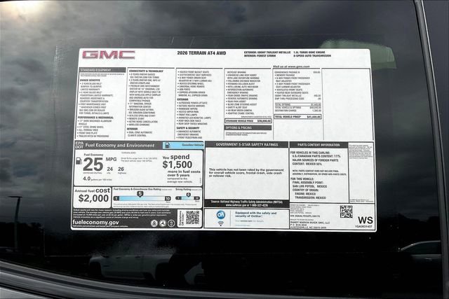 New 2026 GMC Terrain AT4 w/ Convenience Package III image 15
