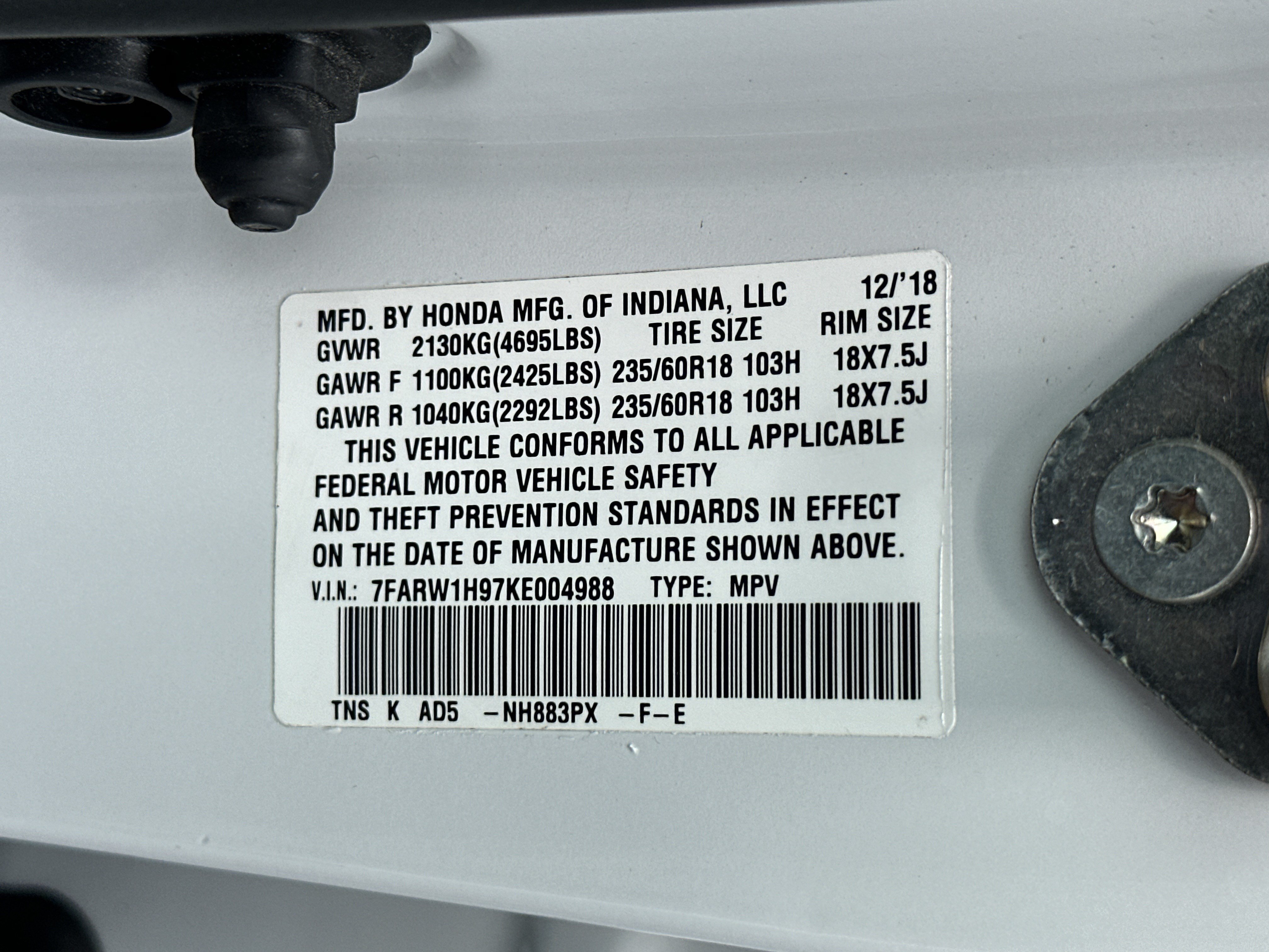 Used 2019 Honda CR-V Touring image 38