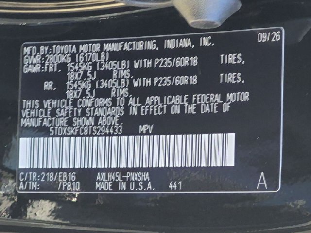 New 2026 Toyota Sienna XSE AWD/4WD image 34