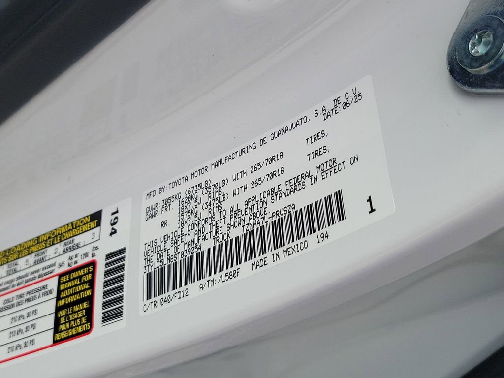 New 2025 Toyota Tacoma TRD Off-Road image 48