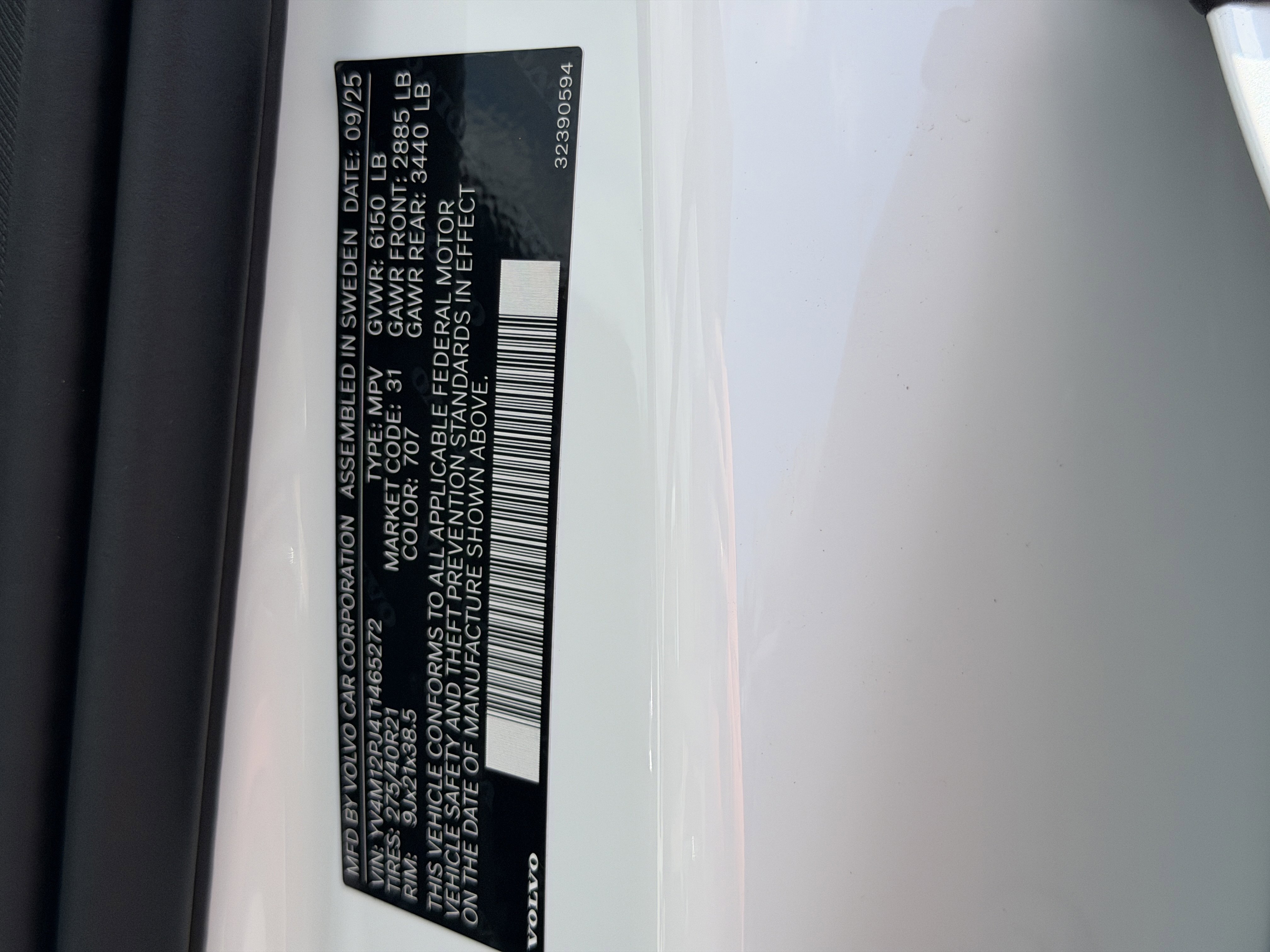 New 2026 Volvo XC90 B5 Core w/ Protection Package image 34