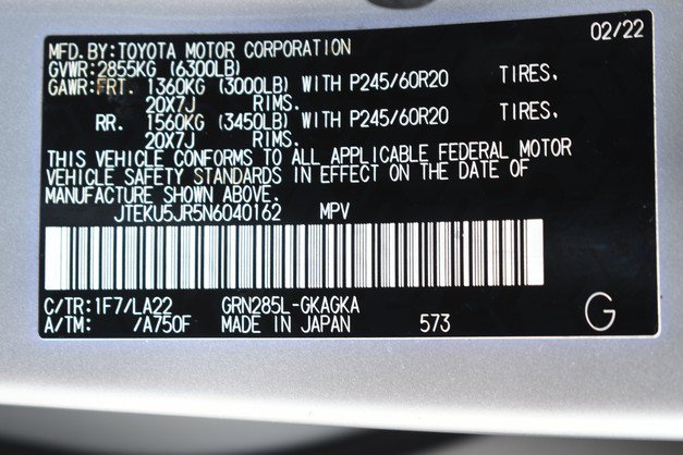 Certified 2022 Toyota 4Runner Limited AWD/4WD image 34