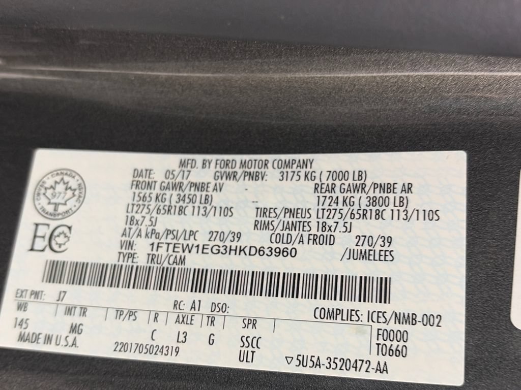 Certified 2017 Ford F150 XLT w/ Equipment Group 301A Mid AWD/4WD image 9