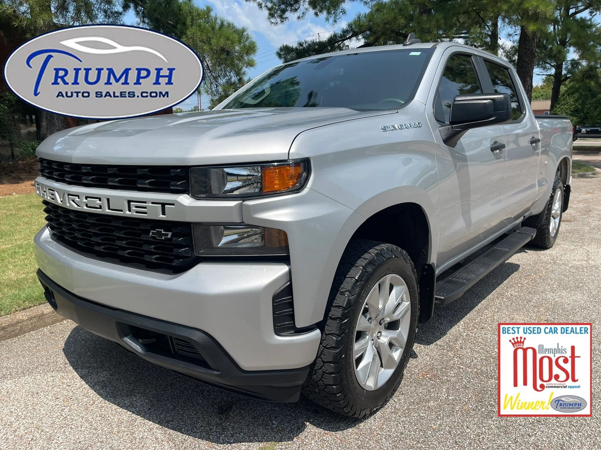 Used 2021 Chevrolet Silverado 1500 Custom AWD/4WD image 1