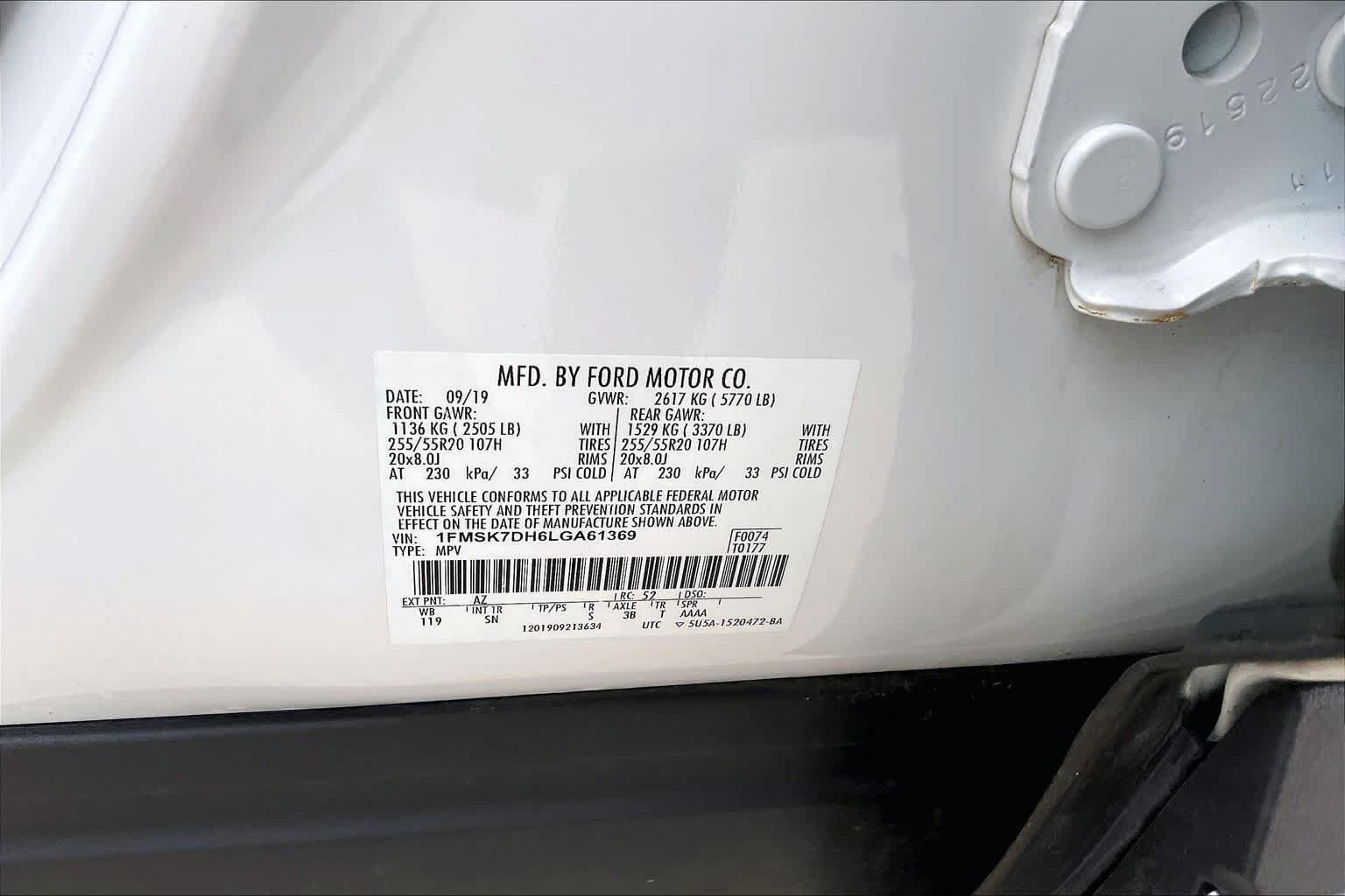Used 2020 Ford Explorer XLT w/ Equipment Group 202A RWD image 35
