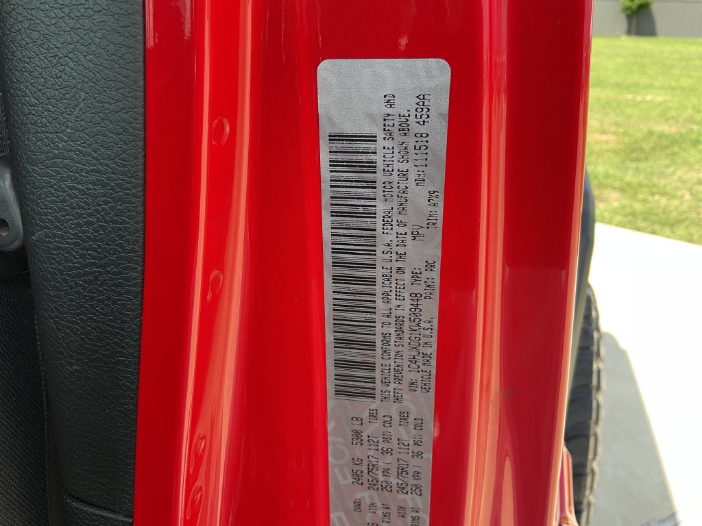 Used 2019 Jeep Wrangler Unlimited Sport S AWD/4WD image 31