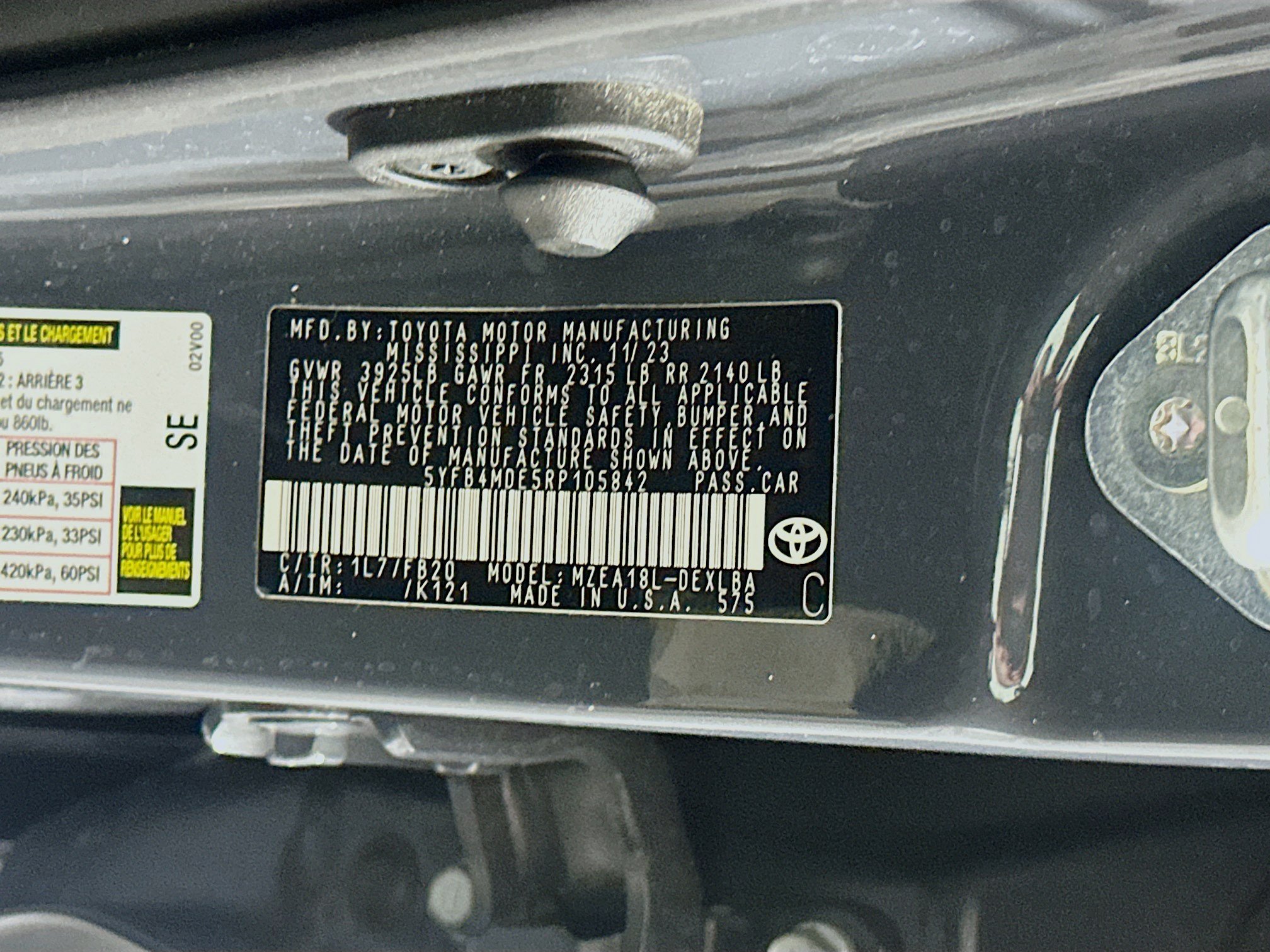 Used 2024 Toyota Corolla LE FWD image 12