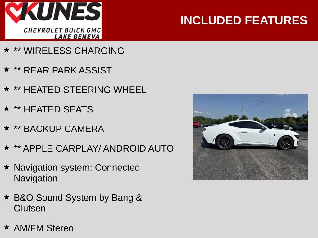 Used 2024 Ford Mustang Dark Horse w/ Security Package RWD image 2