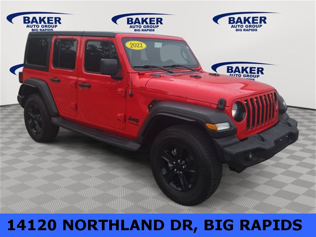 Used 2022 Jeep Wrangler Unlimited Sport w/ Uconnect 4C Nav & Sound Group