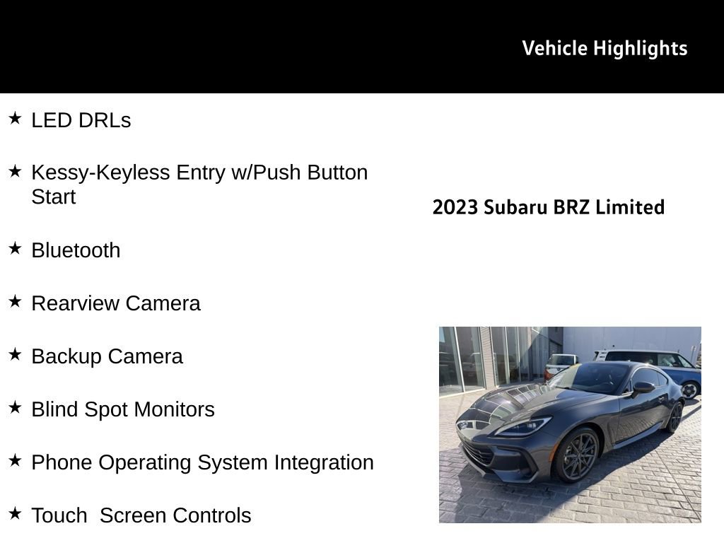Used 2023 Subaru BRZ Limited image 25