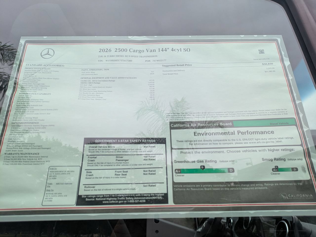 New 2026 Mercedes-Benz Sprinter 2500 image 7