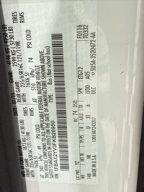 Used 2015 Ford Transit 350 XL image 36