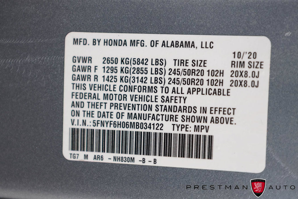 Used 2021 Honda Pilot Elite image 48