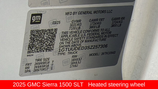 Used 2025 GMC Sierra 1500 SLT AWD/4WD image 30