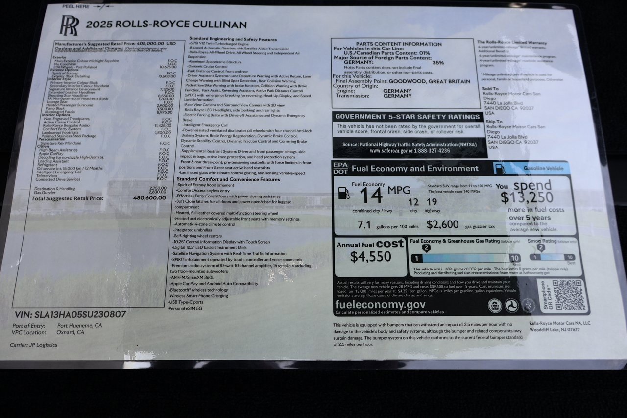 New 2025 Rolls-Royce Cullinan image 23