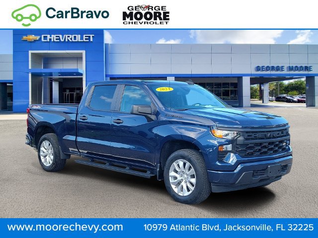 Certified 2023 Chevrolet Silverado 1500 Custom w/ LPO, Dark Essentials Package