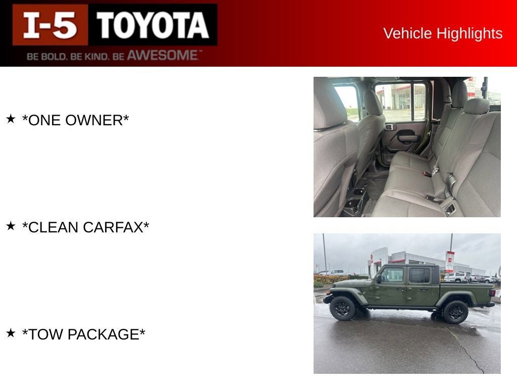 Used 2023 Jeep Gladiator Willys AWD/4WD image 3
