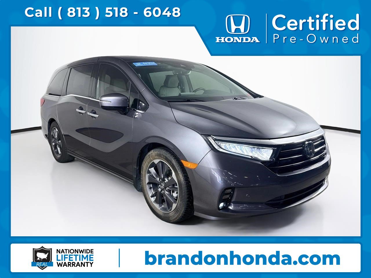 Certified 2022 Honda Odyssey Elite