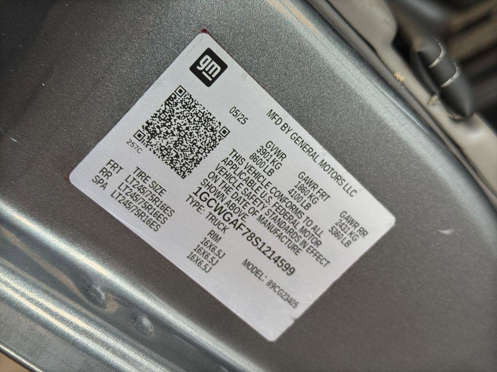 New 2025 Chevrolet Express 2500 w/ Driver Convenience Package image 60