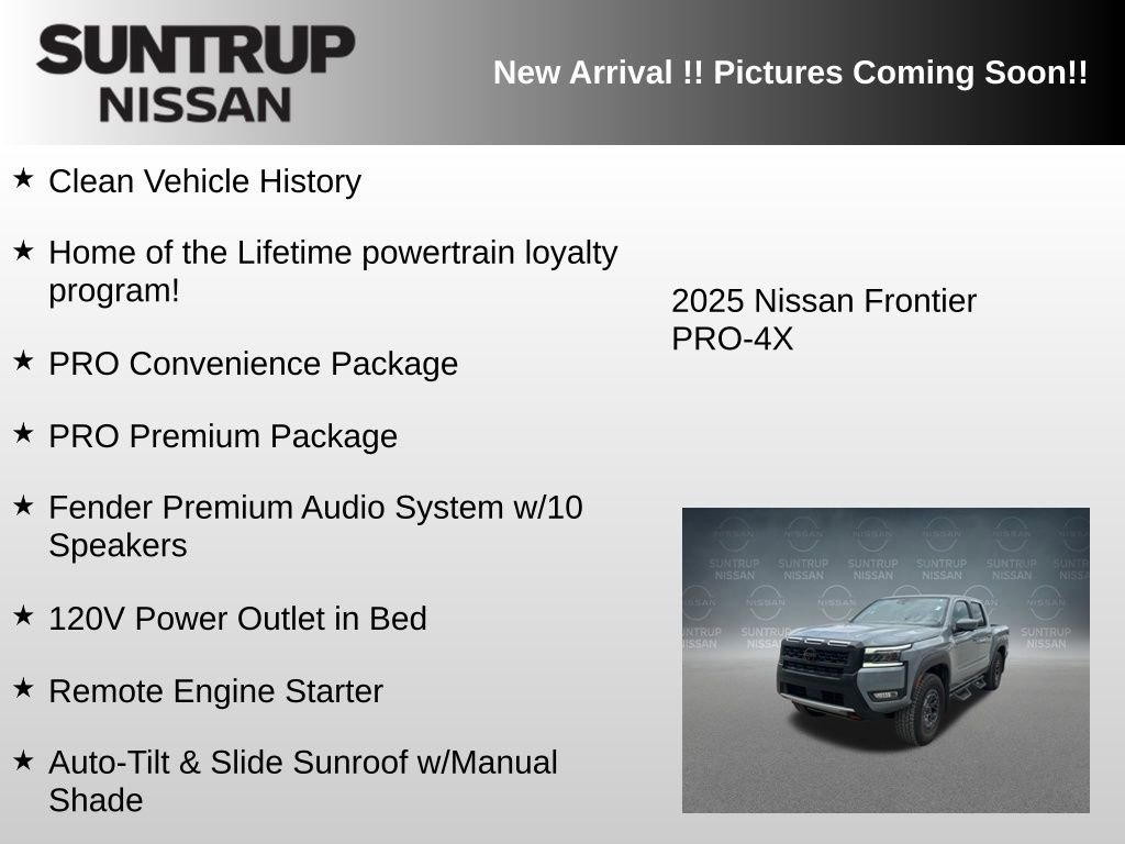 Used 2025 Nissan Frontier PRO-4X w/ Pro Premium Package AWD/4WD image 6